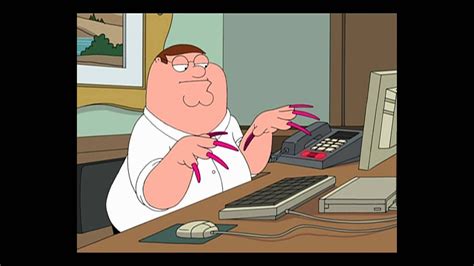 peter griffin long nails|peter griffin with long nails.